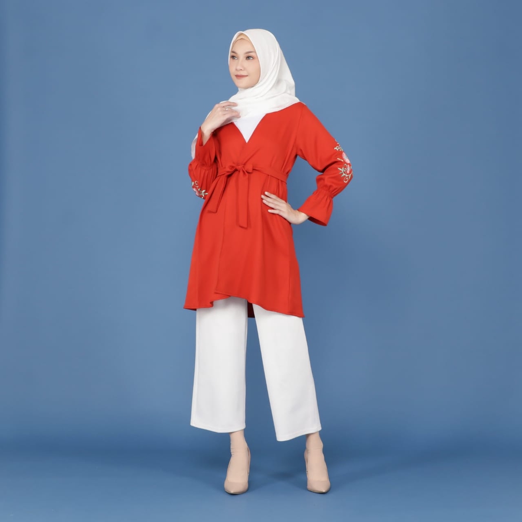 ZAHRA - Cardigan Wanita Muslim BORA CARDY BORDIR