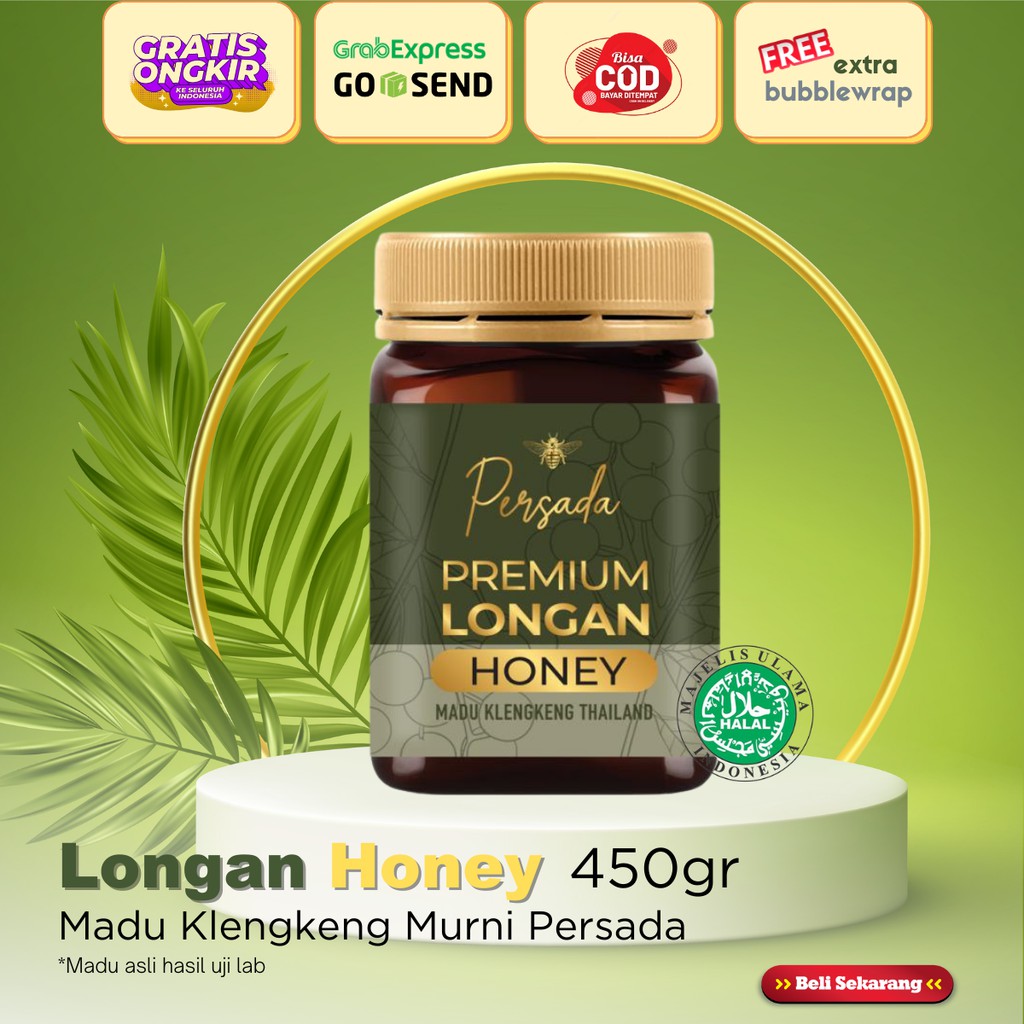 

Madu Persada Klengkeng 450 gr Premium Longan Honey - Murni & Asli - Suplemen Tubuh Vitamin Alami