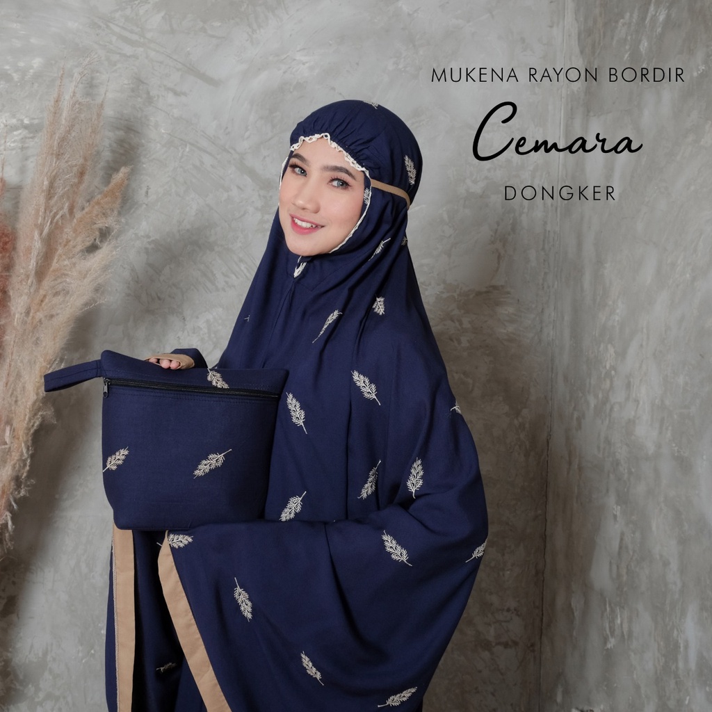 MUKENA TASIK BY PGMT - MUKENA DEWASA RAYON CEMARA BORDIR