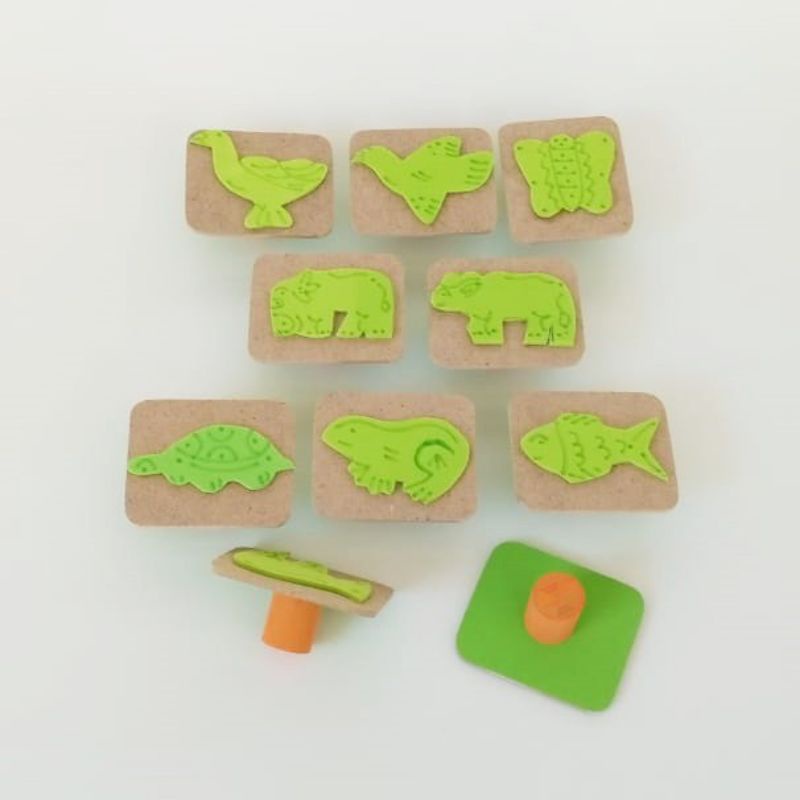 stempel TK dan paud karakter stempel karakter mainan edukasi anak