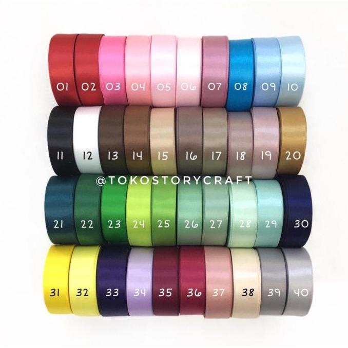 

Buruan serbu] PITA DOUBLE SATIN IMPOR SIZE 2''