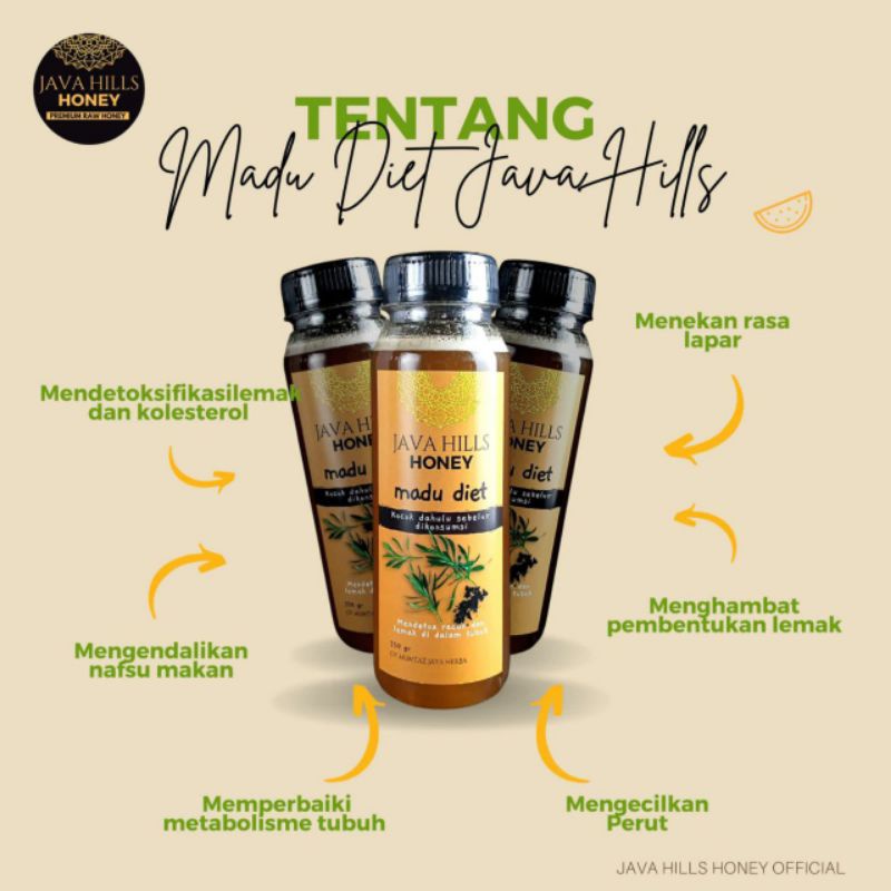 

Madu Herbal Diet Java Hills Honey