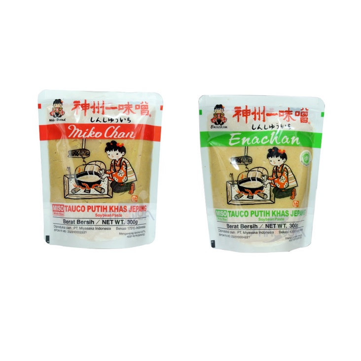 

Miyasaka Miso Pasta 1kg ( Miko Chan dan Enachan )/Tauco Putih Khas Jepang