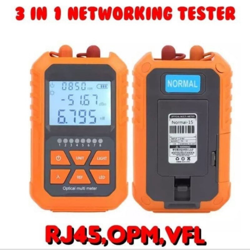 OPM 3 in 1 OPM VFL Network Cable Test in 3 in1 Optical Power Meter 3in