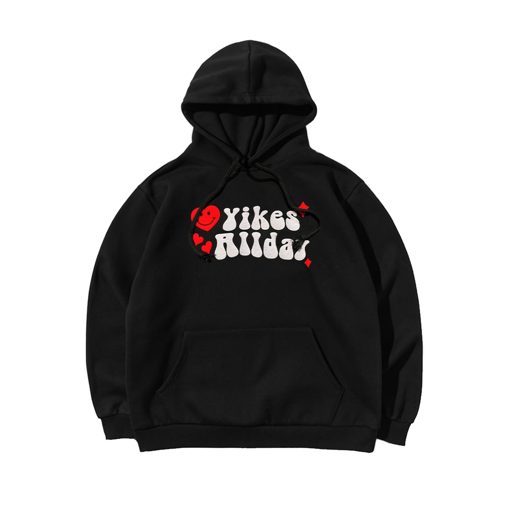 OVERSIZE HOODIE | SELF LOVE | BLACK | YIKESALLDAY