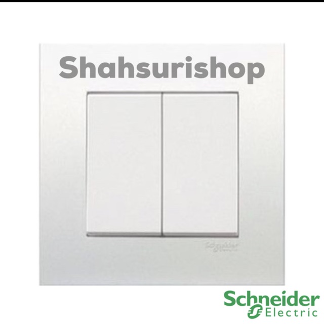 SAKLAR LAMPU SCHNEIDER VIVACE DOUBLE SERI 1 ARAH