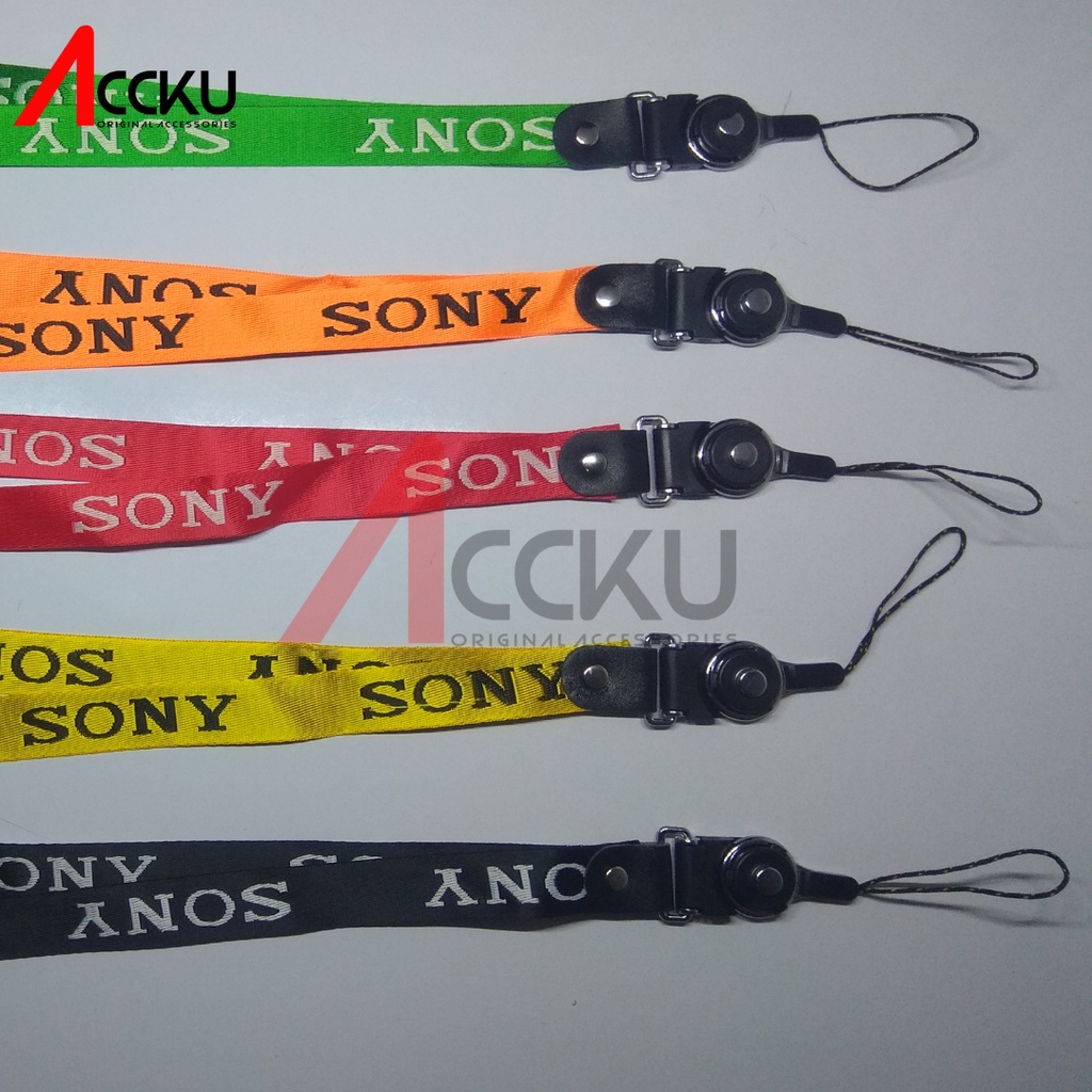 [ SONY] Tali / Tali Gantungan Handphone Tali Lanyard Handphone Gantungan HP Sony Tali Handphone Tali Gantungan Kunci Tali Gantungan Kartu Bisa Gantung di Leher Tali Hp Model Kalung Tali Gantungan Lanyard Wrist Finger Hand Shoulder Strap Tali Gantungan