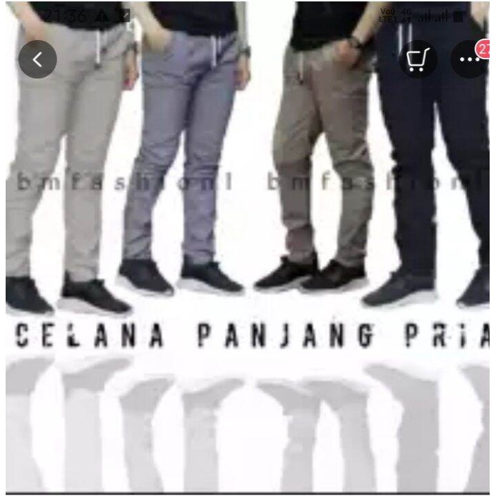 (LAGI DISKON 90an RIBU DAPAT 3 )CHINOS PANJANG  DEWASA  BONUS DADAKAN COD/CELAN ERIGO/CELANA DISTRO/  CHINO PANJANG  COD