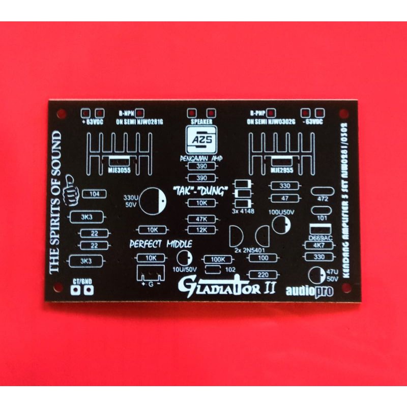 PCB Power Amplifier SAFARI Modif Khusus Middle Perfect Middle