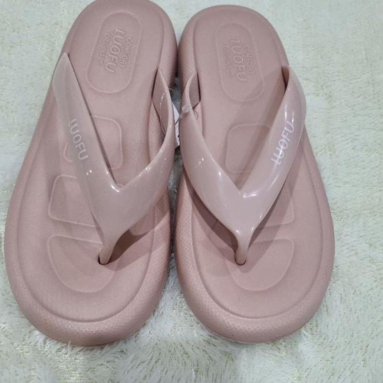 ☄ Luofu E 7196-BW6W sandal jepit wanita ➺