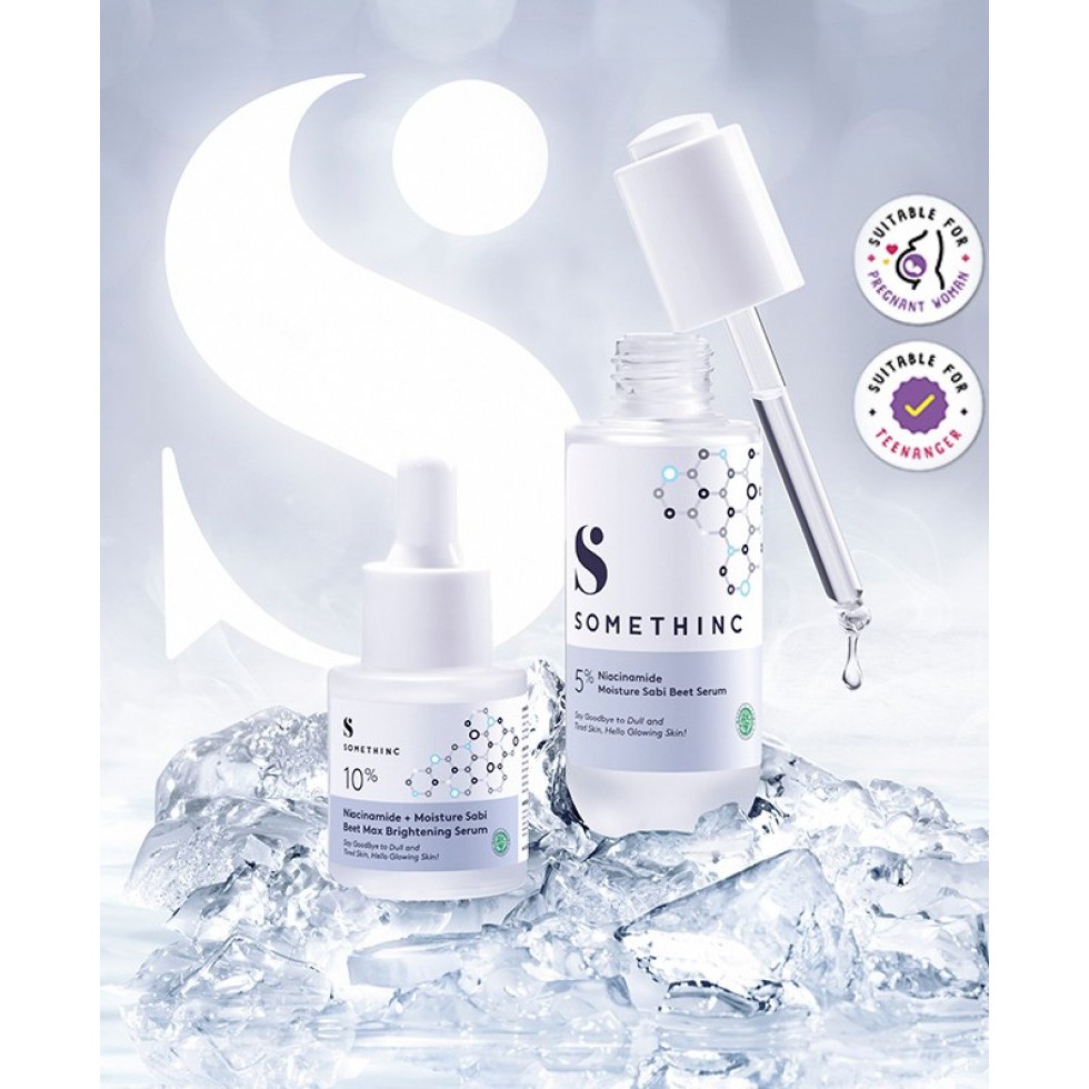 SOMETHINC 10% NIACINAMIDE+MOISTURE SABI MEET BRIGHTENING SERUM 20ML 40ML ORIGINAL MURAH