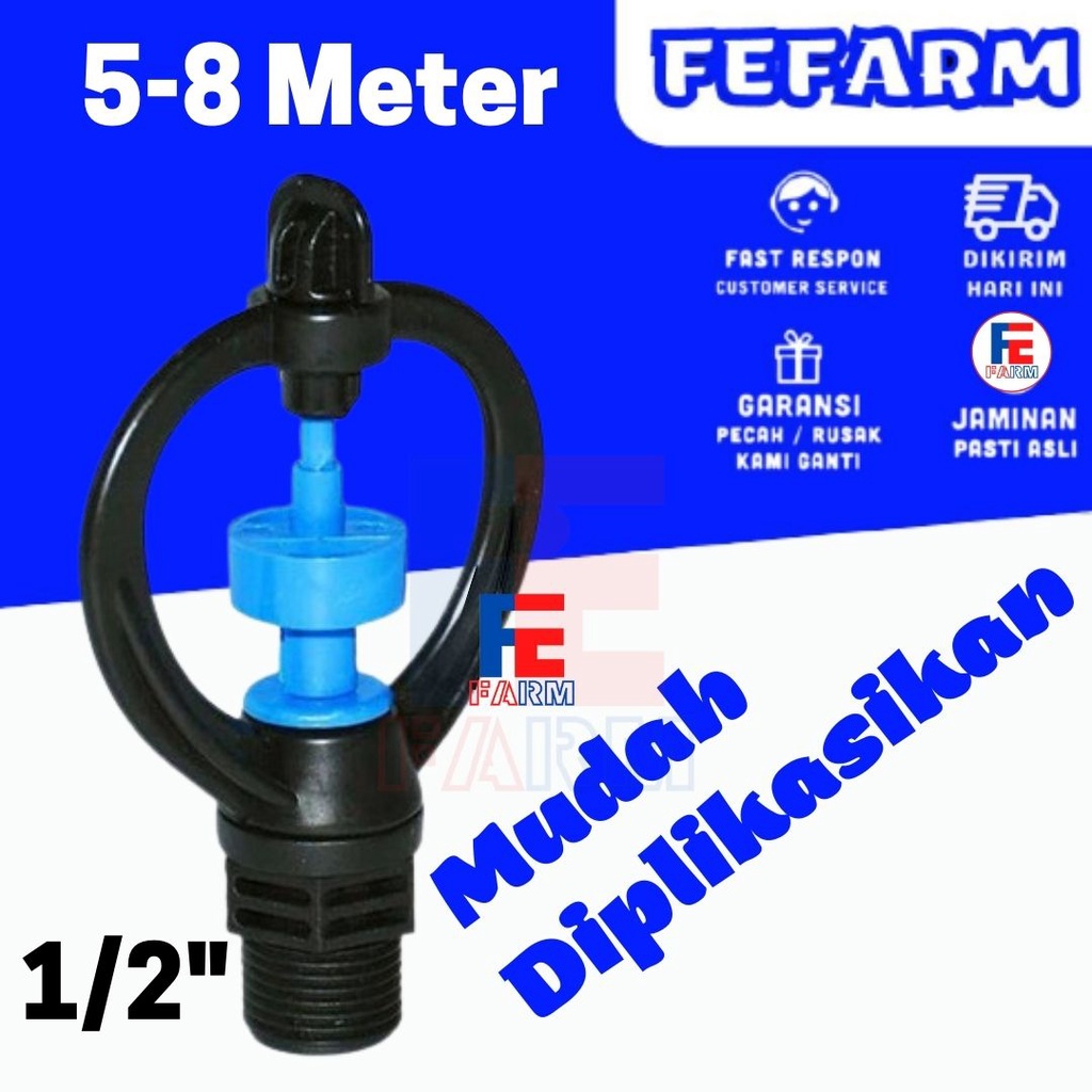 SPRINKLER RURI 360 KINCIR AIR SPRINGKLER BERKEBUN TAMAN FEFARM