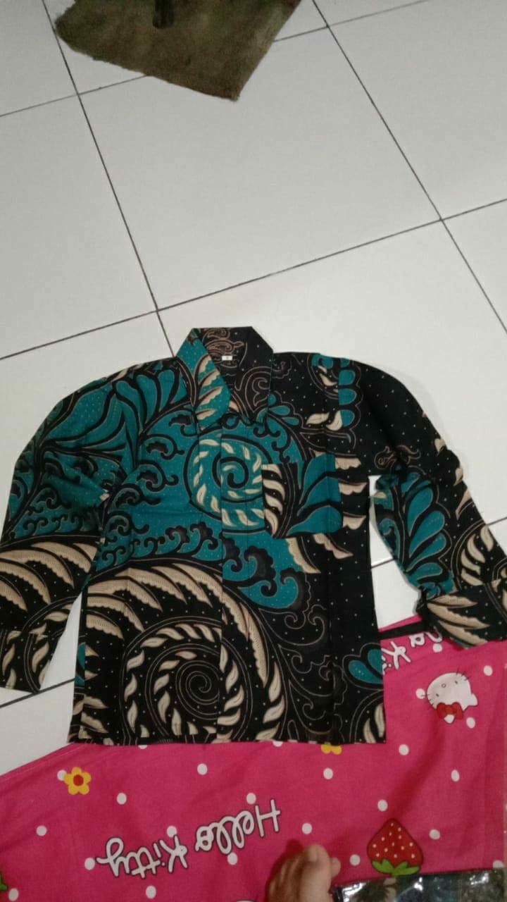 Kemeja Batik Anak - Batik Anak - Baju Batik Anak Laki Laki Umur 2-14 Tahun Batik Anak Lengan Panjang