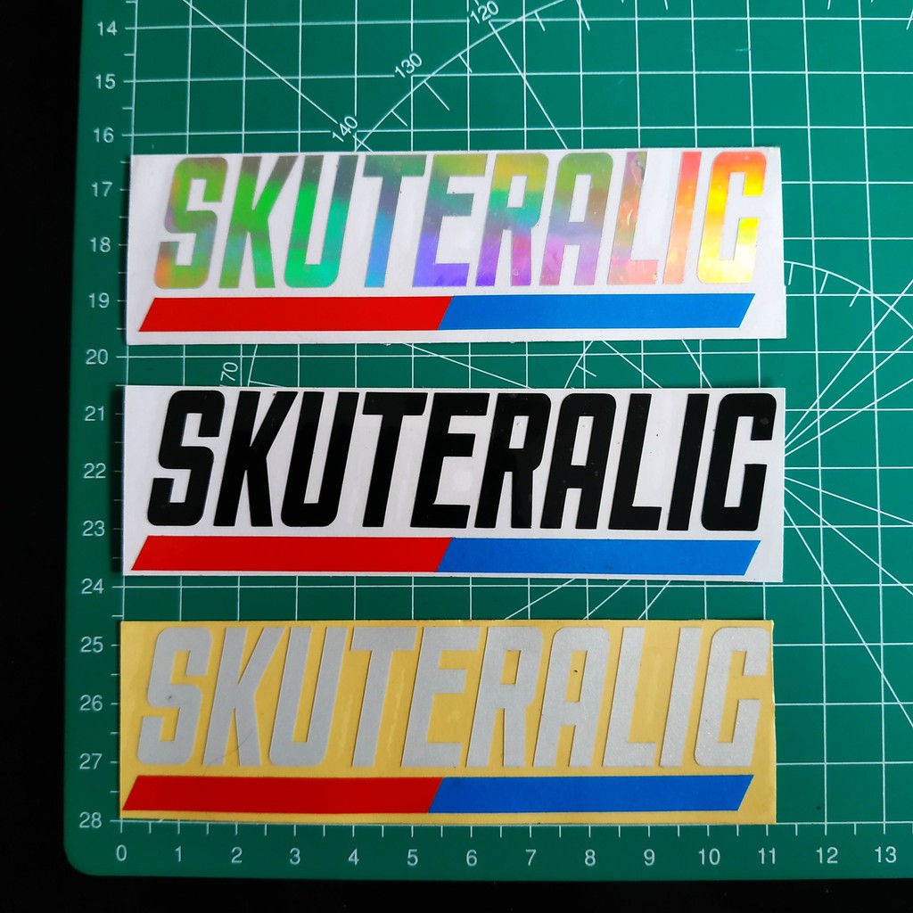 

Stiker Cutting Skuteralic
