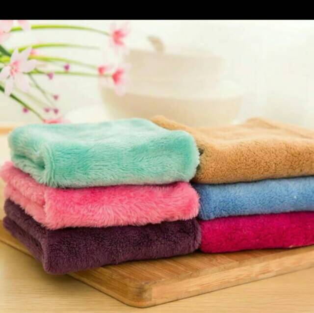 Best Seller ! HANDUK MINI KAIN LAP SERBAGUNA Dapur Serap Air WARNA RANDOM MICROFIBER