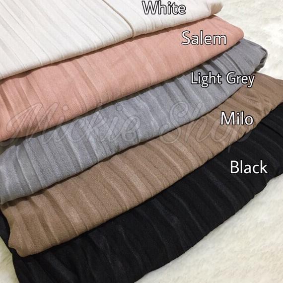 ROK PRISKET MUSLIMAH // HYGET PREMIUM IMPORT // BANYAK WARNA HITAM, ABU, ARMY, PINK