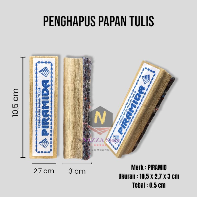 

Penghapus Papan Tulis Kapur Kayu 1 pcs