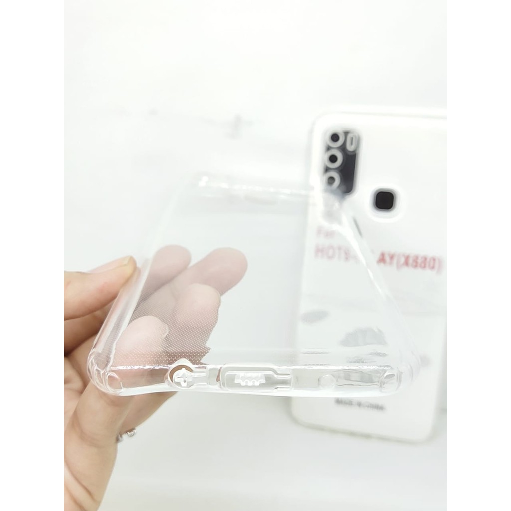 Soft Case Clear HD with Protector Camera Infinix Hot 9 Play 6.82 inchi TPU Silicon Transparan