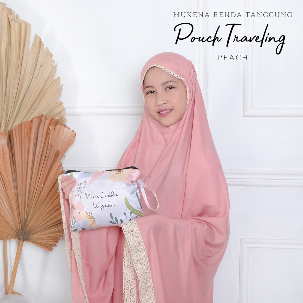 PUSAT MUKENA TASIK - MUKENA RAYON ANAK TANGGUNG TRAVELING POUCH 14-16 TAHUN