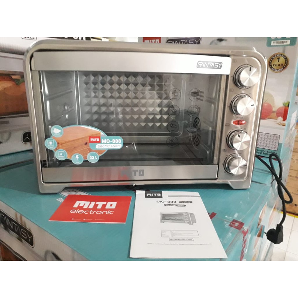 MITO OVEN LISTRIK FANTASY MITO MO-888 KAPASITAS 33 LITER MO 888 Garansi RESMI