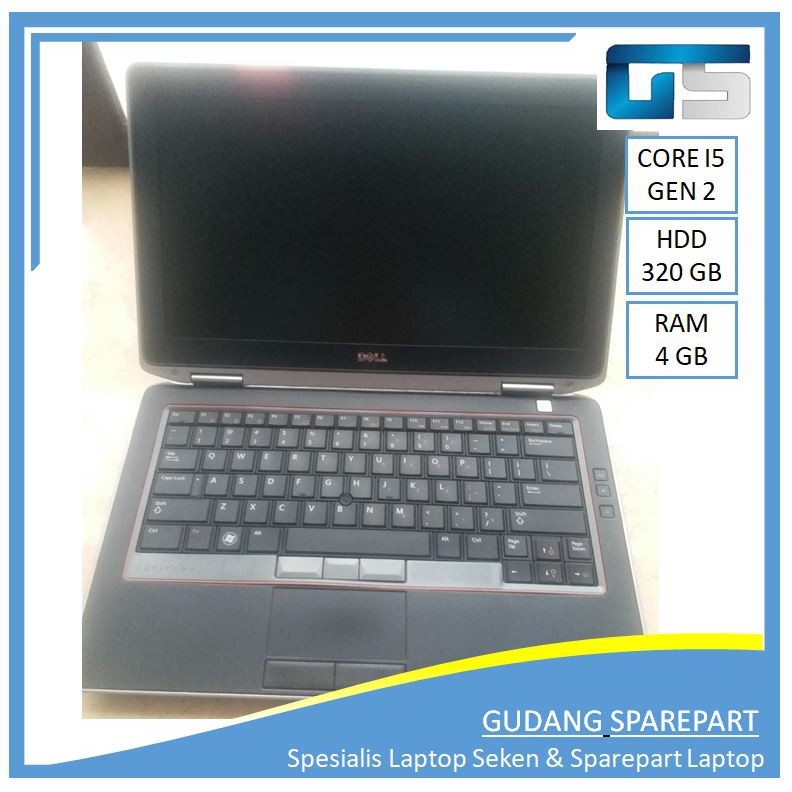 Dell Latitude E6320 Intel Core i5 RAM 4GB 320GB Laptop Bekas Murah Notebook Second Terbaik
