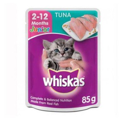 Makanan basah WHISKAS pouch saset 85 gram all Varian Makanan Kucing Basah Sachet