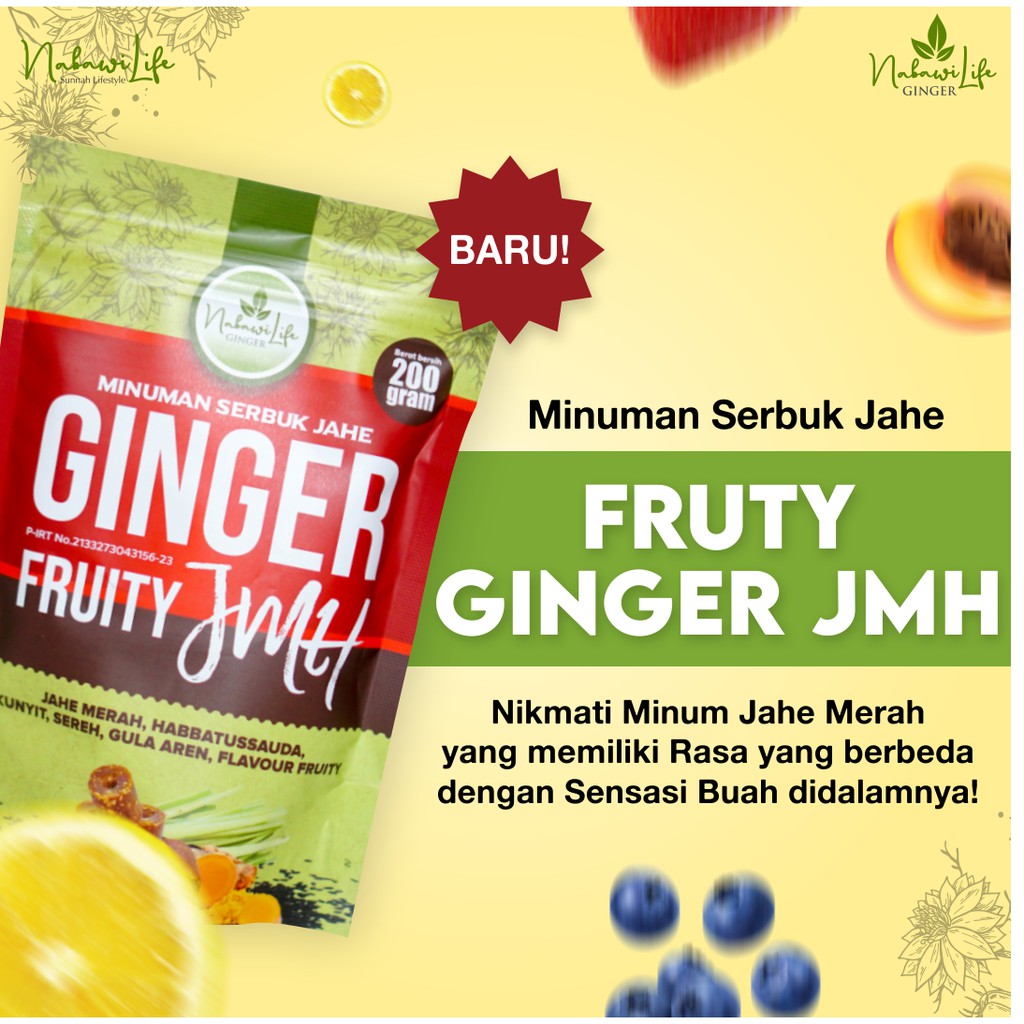 

Minuman Sari Buah Dan Jahe Merah / Fruity Ginger By Nabawilife