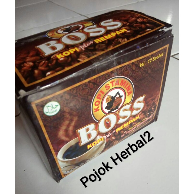 

Kopi "BOSS"~Kopi Stamina Pria-12Sachet@15g-100%Original