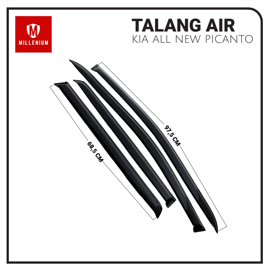 TALANG AIR MOBIL KIA ALL NEW PICANTO 2011 - 2023 MODEL SLIM