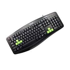 E-Blue Elated Gaming Keyboard DIY Interchangeable Keys (EKM046BK)