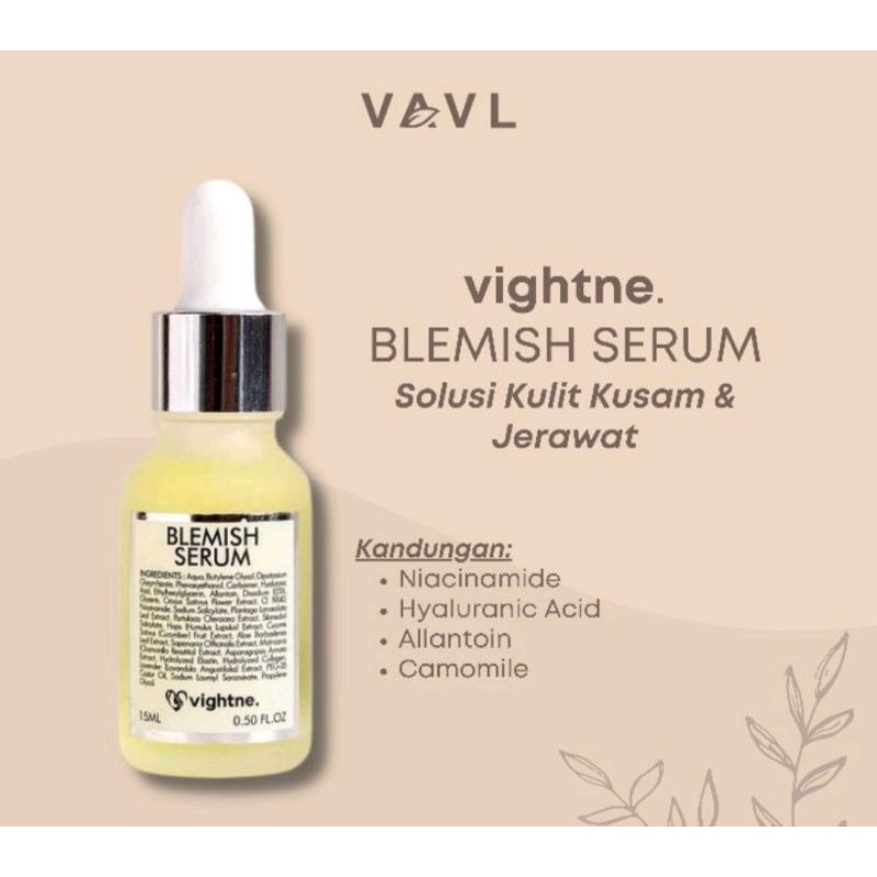 VAVL BLEMISH SERUM  BY VIVALENTINE / VIGHTNE/ VAVLBEAUTE VIGHTNE BLEMISH SERUM by VAVL VIVALENTINE B
