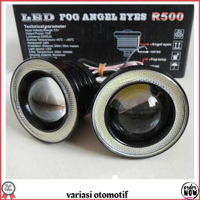 JUAL LED FOGLAMP ANGEL EYES 89MM LED FOG LAMP MOBIL ANGEL EYES UNIVERSAL #10