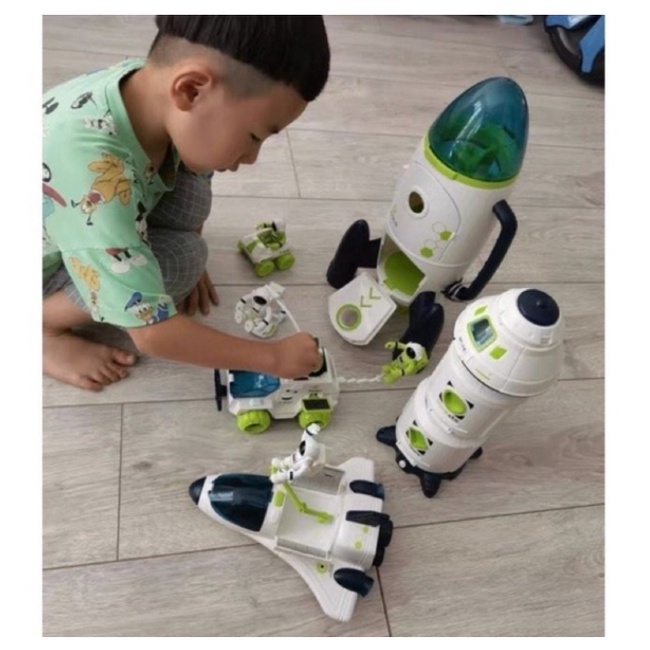 Zoetoys Moon Rover Spaceship | Astronaut Space Shuttle Aerospace Rocket Toys Pretend Play | mainan luar angkasa rocket mobil2an Astronot Edutoys | Cari Kado Natal