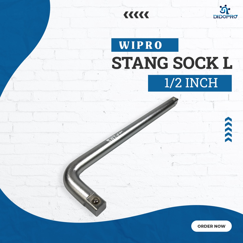 Stang Kunci sok/Gagang sok L /Handle sok WIPRO 1/2&quot;~10&quot;