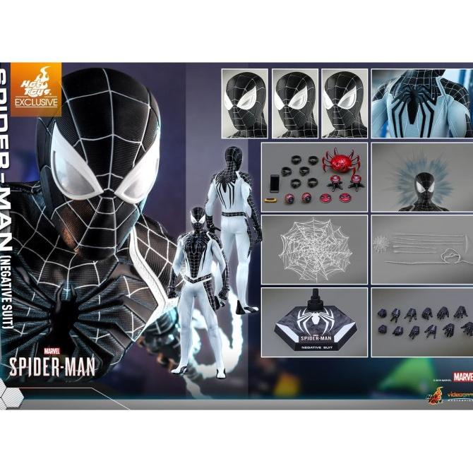 Hot Toys Spiderman Negative Suit / Spider-Man / Spiderman Negative