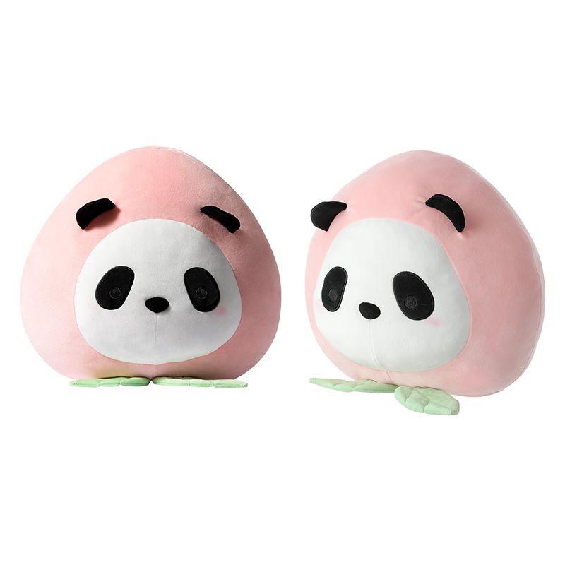 Bantal Boneka Panda Adorable Peach Untuk Anak Dan Dekorasi Rumah