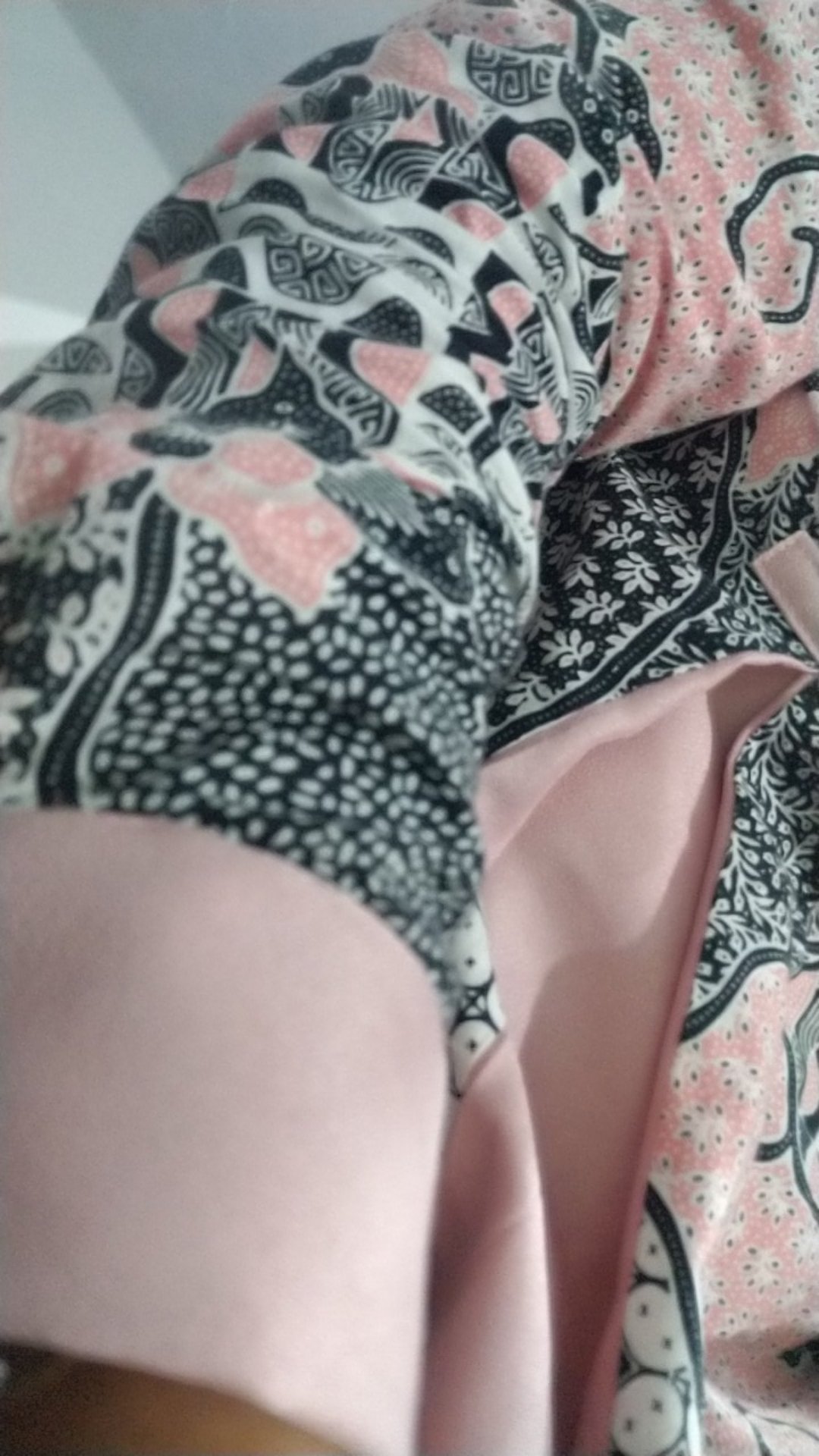 Tey-17 Batik Wanita Asj Sa Hrb026 Kenongo Kemeja Tosca Pendek