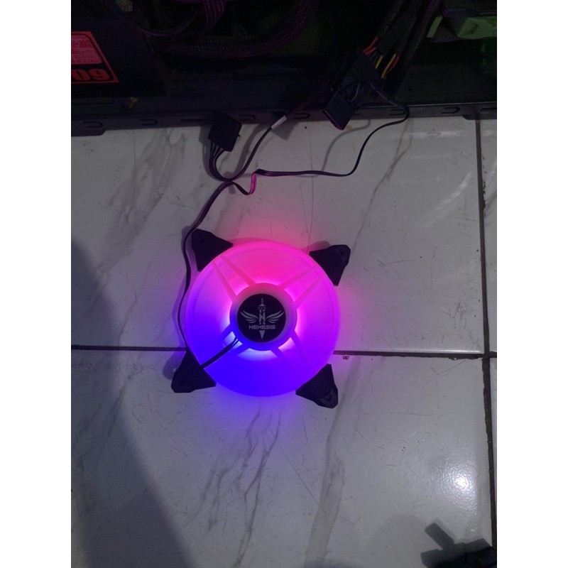 NYK Lightshow Nemesis Fan Casing 12CM LED RING Auto RGB Illumination Fan Case