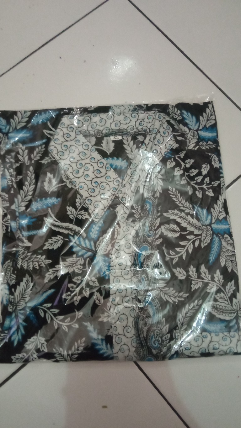 Bswart Batik Hrb026 Kenongo Hem Pendek Padi Pekalongan M L Xl Batik Pria Murah Modern Grosir
