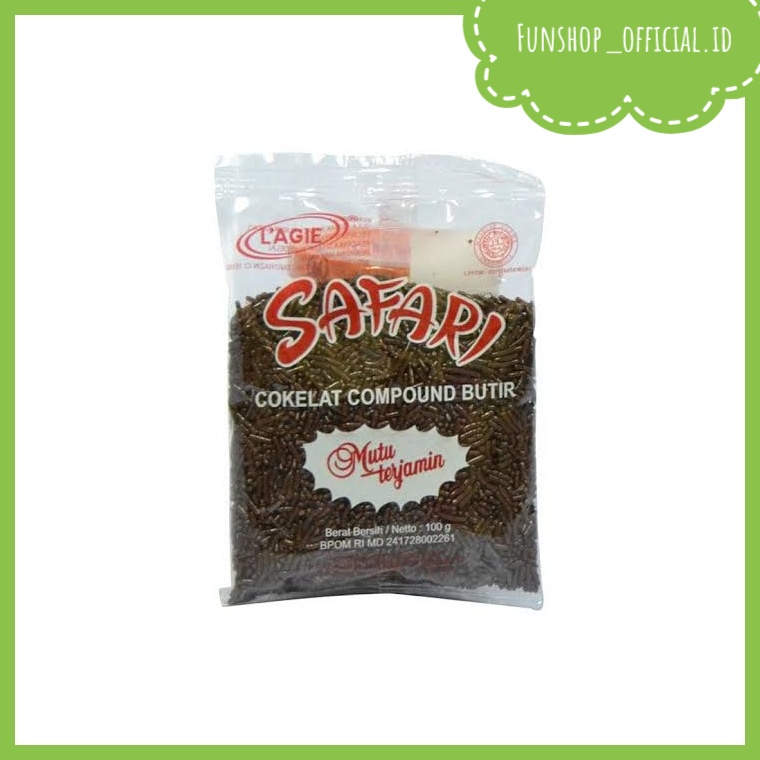 

LAGIE SAFARI MEISES WARNA - WARNI / MEISES COKLAT 250GR