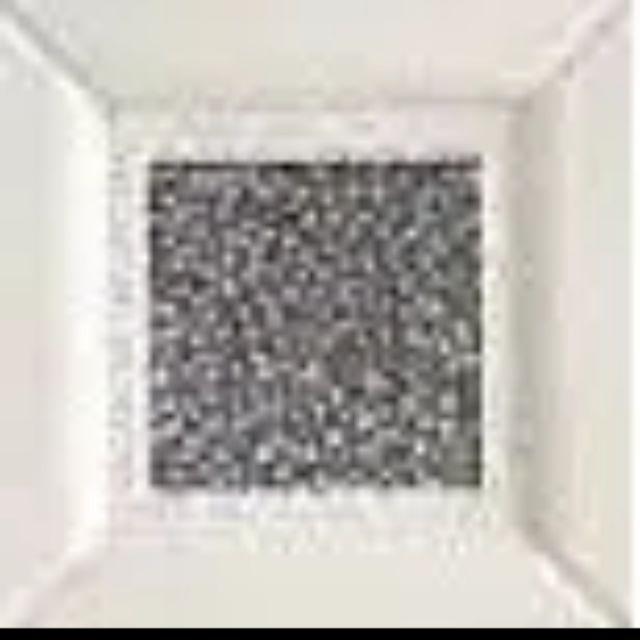 WALLPAPER DINDING 3D FOAM MOTIF BATIK UK.35CM X 35CM-TEBAL-Gliter Sirver 4*4CM