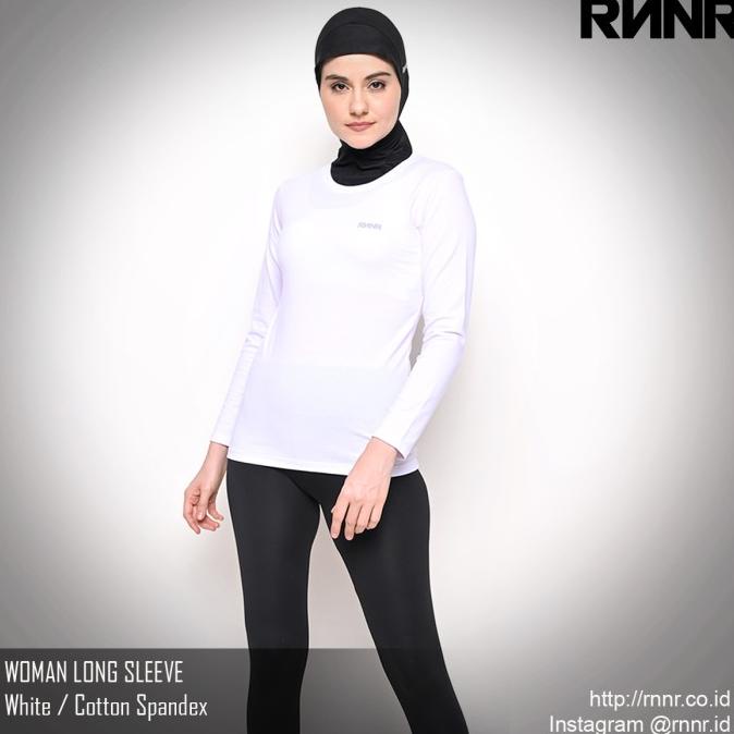 BAJU OLAHRAGA MUSLIM KAOS LENGAN PANJANG SEPEDA LARI WANITA MUSLIMAH