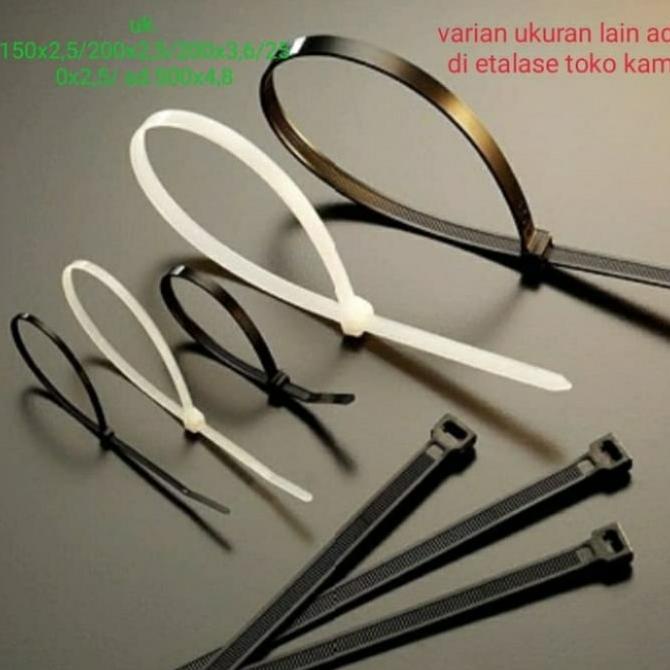 

Office & Stationery | Document Organizer | Grosir Kabel Ties 50Cm (48 X 500) /Sabuk Kabel/Tali Serut/Plastik Ikat | Best Seller