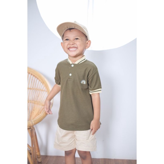 MACKENZIE TOP - Promo 8.8 Kaos Polo Anak Kemeja Kerah Kids Wangki Cewek Cowo Perempuan Laki Katun Lucu Murah 1-6 Th