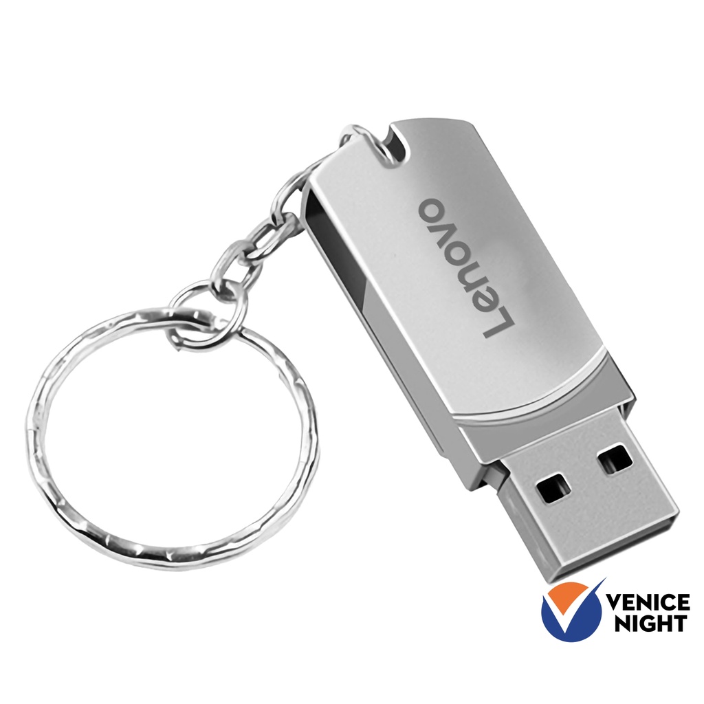 (BB) Lenovo Flashdisk USB 3.0 Kapasitas 1 / 2TB Bahan Metal Dengan Adapter