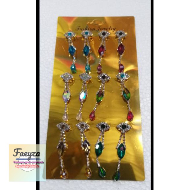 grosir  Bros diamond mini mata isi 12 PCS(AC-175)