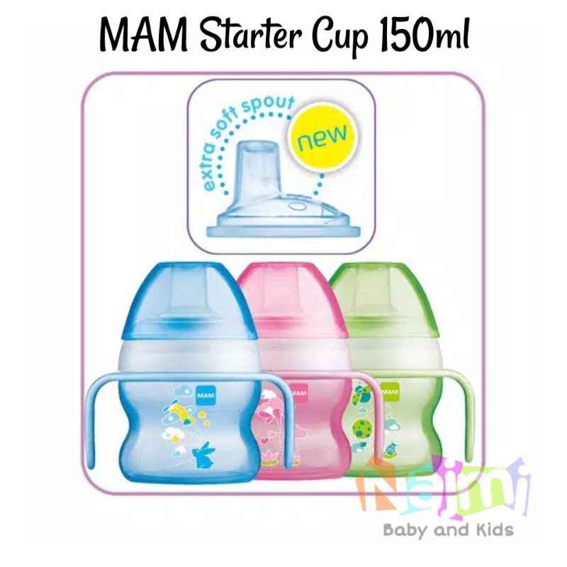 MAM Starter Cup Bottle 150ml / Sippy Cup Baby / Training Botol Minum Bayi