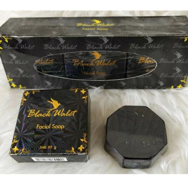 ♤ SABUN Wajah Muka WALET HITAM ORIGINAL ASLI BLACK WALET FACIAL SOAP Menghilangkan Jerawat & Flek BP