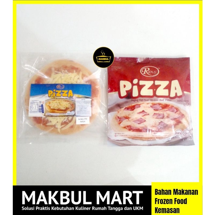 RIOUS Pizza Halal Enak Praktis Berkualitas