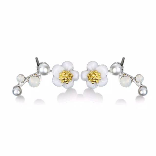 Anting Korea Anting Bunga Mutiara / Motif Bintang